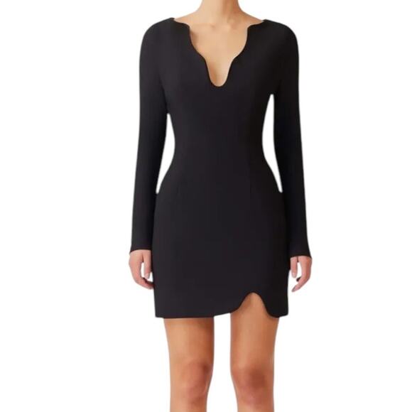 Elliatt dress Verena long sleeve minidress black size XXL - Picture 1 of 8